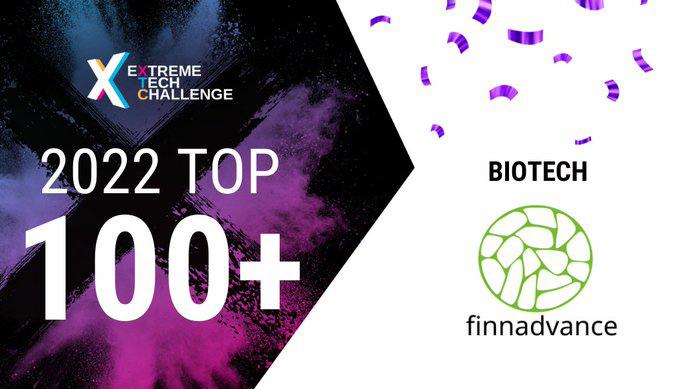 Finnadvance selected as a finalist in the Extreme Tech Challenge 2022