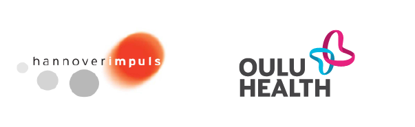 Logos of Hannover impuls and Ouluhealth